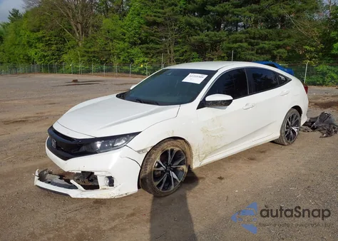 2021 Honda Civic Sport из США, поврежденный, VIN 19XFC2F86ME202073